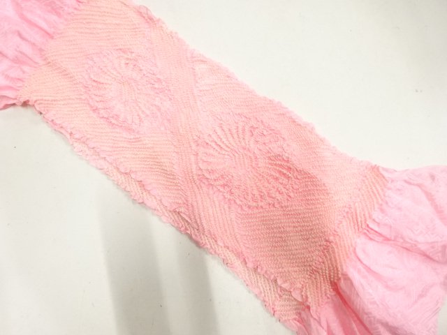 正絹　絞り　帯揚げ